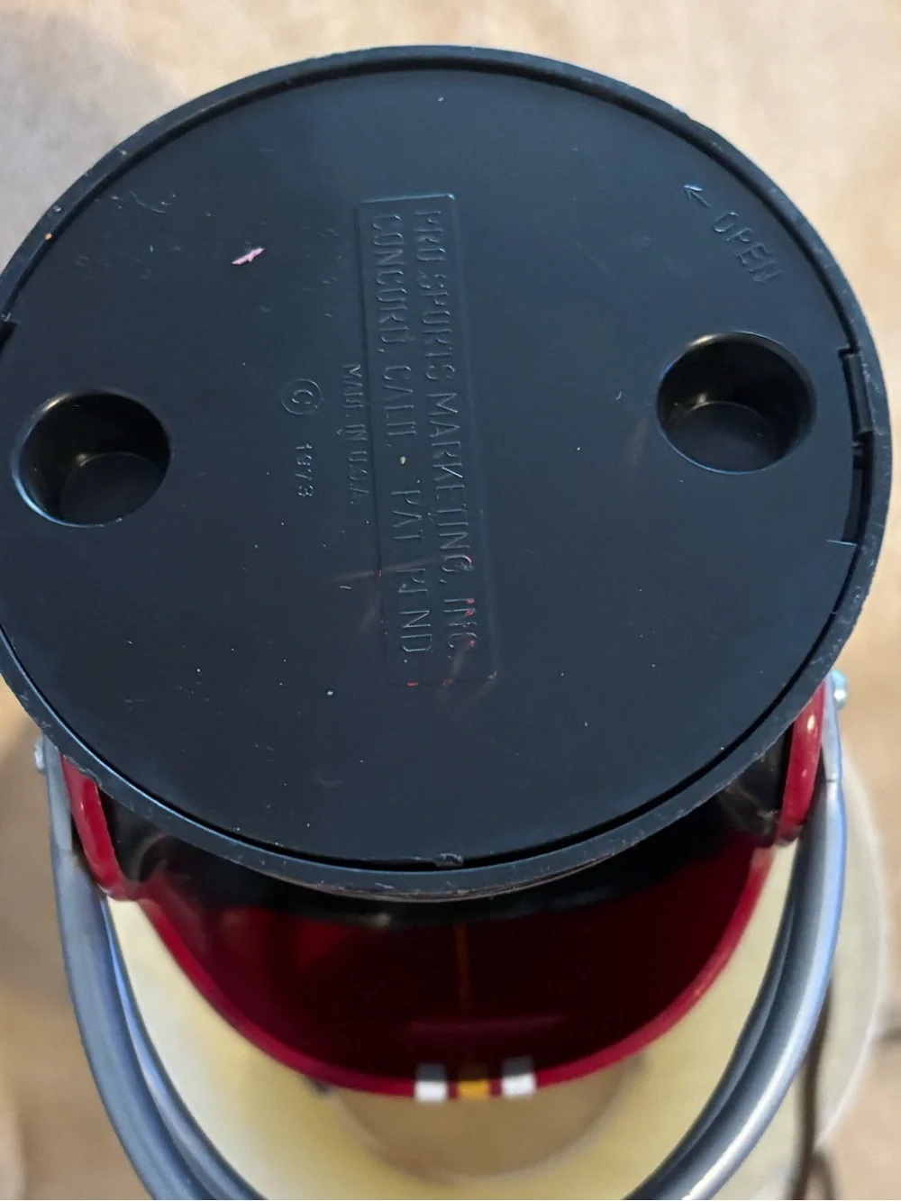 1973 Washington Redskins Helmet Lamp Pro Sports Marketing Inc Works 17